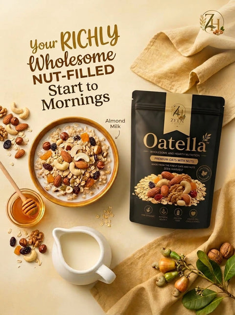 Oatella Premium Gluten-Free Oats With Mixed Nuts & Dried Fruits